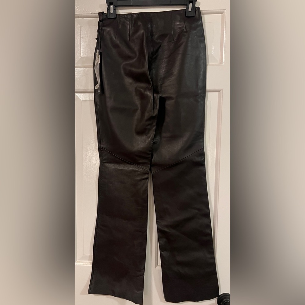 Siena Studio Genuine Leather Pants Seamless BEAUTIFUL $295 RARE